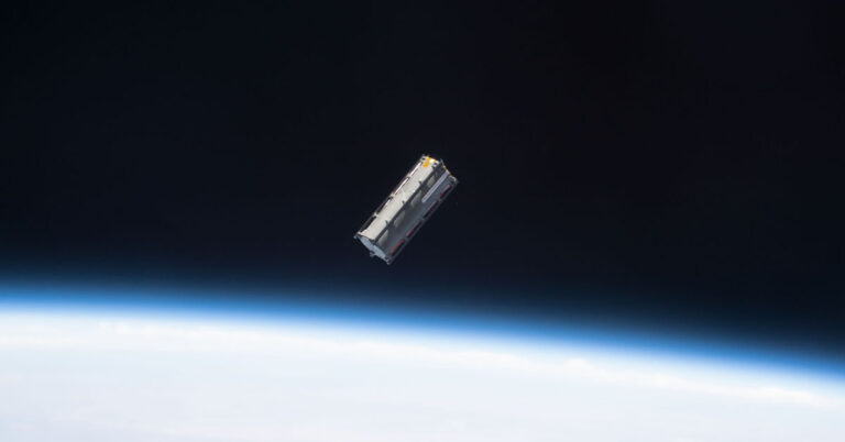TuPOD deployed © JAXA / NASA