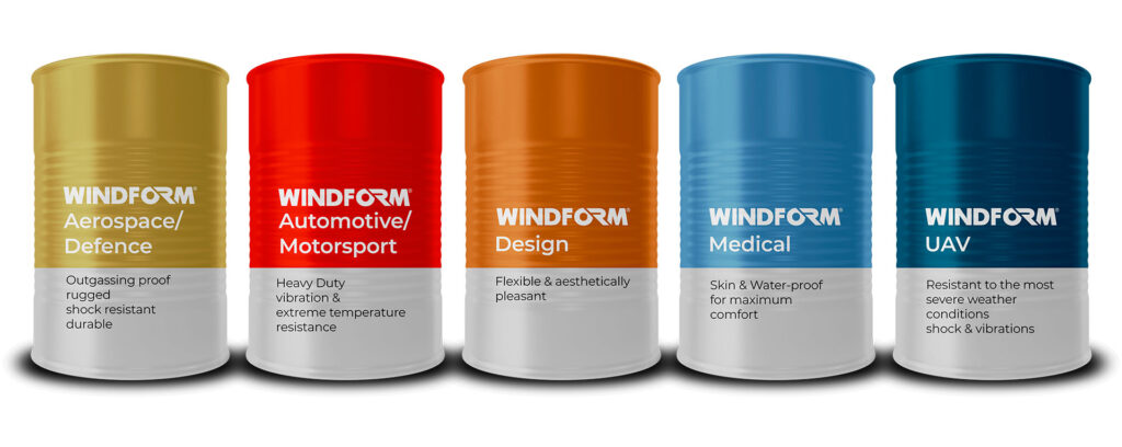 Materiali Windform per l'industria