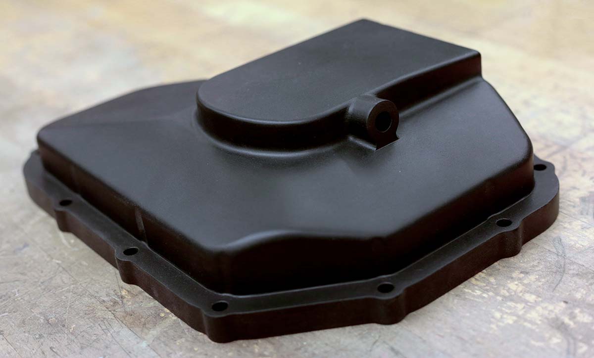 How PBF 3D printing and Windform SP carbon fiber filled composite material help streamlining Formula SAE competition results with 3D printed oil pan