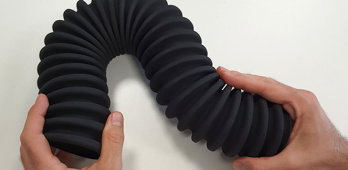 Windform TPU, the new CRP Technology’s rubberlike material