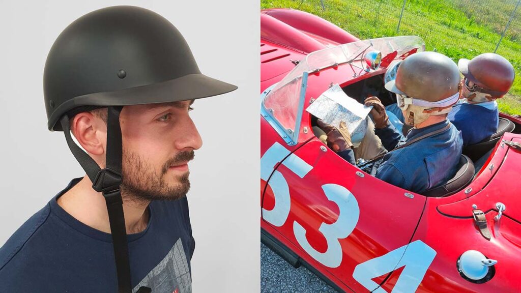 3D printed visor for helmet in Windform GT, assembly test, and on the scene on actor and dummy. Courtesy: Prop On-Set team